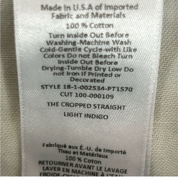 Current Elliott The Cropped Straight jeans - Picture 11 of 11